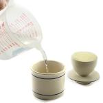 Norpro Glazed Stoneware Butter Keeper,White
