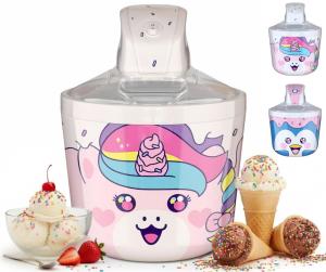 1.2 Quart Unicorn Electric Ice Cream Maker Machine for Kids – Best Countertop Ice Cream Machine for Homemade Soft Serve, Sorbet, Gelato, Frozen Yogurt – Fun & Easy Desserts for Families, easy to Clean