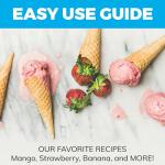 1.2 Quart Unicorn Electric Ice Cream Maker Machine for Kids – Best Countertop Ice Cream Machine for Homemade Soft Serve, Sorbet, Gelato, Frozen Yogurt – Fun & Easy Desserts for Families, easy to Clean