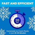 1.2 Quart Unicorn Electric Ice Cream Maker Machine for Kids – Best Countertop Ice Cream Machine for Homemade Soft Serve, Sorbet, Gelato, Frozen Yogurt – Fun & Easy Desserts for Families, easy to Clean