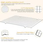 Gymdin Baking Sheet with Cooling Racks - Carbon Steel Cookie Sheets for Baking [2 Sheets + 2 Racks], Nonstick Baking Pans, Perfect for Baking, Roasting, and More, Size 17 x 11 x 0.5 Inches