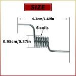 2Pcs MHY62044106 Refrigerator Divider Door Spring French Door Spring Compatible with LG Kenmore Electronics MHY62044106 LFX28968SB, LFX28968ST, LFX31945ST, LMX31985ST