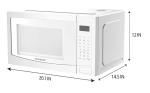 Frigidaire 1.1-Cu-Ft 1000-Watt Microwave, White
