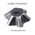 4 pcs 8.5" Nonstick Large Taco Shell Bowl – Carbon Steel Tortilla Maker Shell Pans Baking Molds Tostada for Frying Salad Bowls