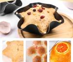 4 pcs 8.5" Nonstick Large Taco Shell Bowl – Carbon Steel Tortilla Maker Shell Pans Baking Molds Tostada for Frying Salad Bowls