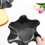 4 pcs 8.5" Nonstick Large Taco Shell Bowl – Carbon Steel Tortilla Maker Shell Pans Baking Molds Tostada for Frying Salad Bowls