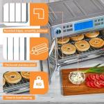 GWYXC Air Fryer Grill Rack for Emeril Lagasse Emeril Lagasse Dual Zone 360 Air Fryer Oven 25 QT, 14''*11.5'' Stainless Steel Air Fryer Accessories Roasting Steamer Wire Rack