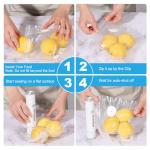 Handheld Vacuum Sealer for food preservation and preservation，Convenient and rechargeable, with easy one-click operation.(1 Vacuum Sealer + 10 Food Reusable Bags,30 Bags Optional)