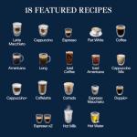 De'Longhi Magnifica Plus Fully Automatic Espresso Machine - Brew 18+ One Touch Coffee Recipes for up to 4 User Profiles, Automatic Milk Steam Wand & Built-in Grinder, Touchscreen Display