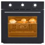 Single Wall Oven 24 in, Built-in Electric Ovens, 3000W, 240V, 2.5Cu.ft Convection Built-in Oven, Stainless Steel, Normal Mechanical Knobs