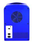 CURTIS Pepsi 6-can Mini Fridge, BLUE, 4 liters