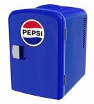 CURTIS Pepsi 6-can Mini Fridge, BLUE, 4 liters