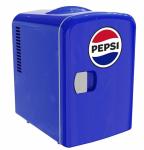 CURTIS Pepsi 6-can Mini Fridge, BLUE, 4 liters