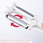 3-in-1 Multifunctional Fruit and Vegetable Peeler, Convenient Grater with Non-Slip Handle, suitable for all kinds of fruits and vegetables, such as potatoes, cucumbers, carrots, apples and cheese,etc