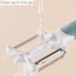 3-in-1 Multifunctional Fruit and Vegetable Peeler, Convenient Grater with Non-Slip Handle, suitable for all kinds of fruits and vegetables, such as potatoes, cucumbers, carrots, apples and cheese,etc