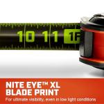 Crescent Lufkin 25 Ft. WORKHORSE NITE EYE Tape Measure | 2 Pack | L1125NESET2V