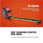 Crescent Lufkin 25 Ft. WORKHORSE NITE EYE Tape Measure | 2 Pack | L1125NESET2V