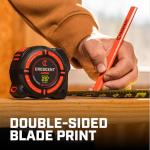 Crescent Lufkin 25 Ft. WORKHORSE NITE EYE Tape Measure | 2 Pack | L1125NESET2V