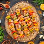 400PCS Natural Bamboo Skewers, 16" Bamboo Skewers Sticks for Barbecue, Fruit, Appetiser, Chocolate Fountain, Cocktail, Crafting and Party, Φ=4mm