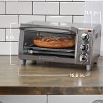 BLACK+DECKER 4-Slice Toaster Oven with Timer