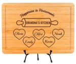 Custom Engraved Cutting Board Gift for Mom