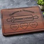 Custom Engraved Cutting Board Gift for Mom
