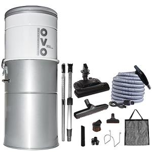 OVO Heavy Duty Central Vacuum with Accessories