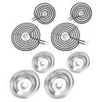 GE Drip Pans and Burner Element Set