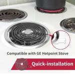 GE Drip Pans and Burner Element Set