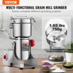 VEVOR 750g Electric Grain Mill and Spice Grinder
