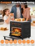 OUNIN 12L 6-in-1 Air Fryer & Toaster Oven