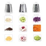Suction Base Rotary Cheese Grater with Accessories