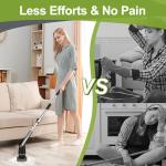 Electric Spin Scrubber with Retractable Handle, 12-in-1