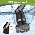 Electric Spin Scrubber with Retractable Handle, 12-in-1