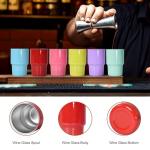 3 oz Mini Stainless Steel Tumbler Shot Glasses - 12 Pack
