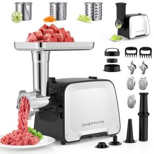 Cheffano 2000W Electric Meat Grinder and Sausage Maker
