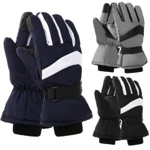 Tarpop Waterproof Winter Ski Gloves for Men and Women