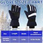 Tarpop Waterproof Winter Ski Gloves for Men and Women