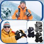 Tarpop Waterproof Winter Ski Gloves for Men and Women