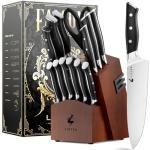 Livtek 15-Piece German Steel Knife Set