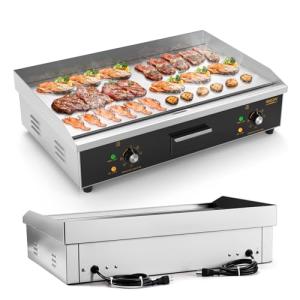 ROVSUN 30" Electric Flat Top Griddle with Temp Control