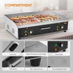 ROVSUN 30" Electric Flat Top Griddle with Temp Control