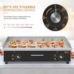 ROVSUN 30" Electric Flat Top Griddle with Temp Control