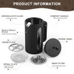 weDrink 12oz French Press Coffee Maker