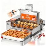 Mini Donut Maker Machine - Fully Automatic, 6 Rows
