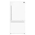 Forno 31" Milano White Bottom Freezer Refrigerator