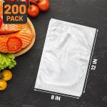 200 Heavy Duty BPA Free Vacuum Sealer Bags