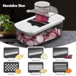 Cambom Vegetable Mandoline Slicer with 6 Blades