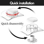 Cambom Vegetable Mandoline Slicer with 6 Blades