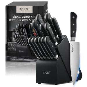 TIVOLI 15-Piece Stainless Steel Knife Set